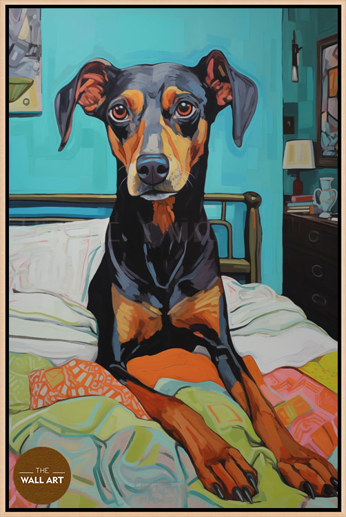 images/products/dog_on_bed/dog_on bed_OAK.jpg